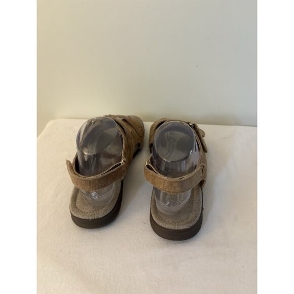 Cobbie Cuddlers Sandals Womens Size 8.5W Beatrice 52070 Tan Suede Comfort - Picture 5 of 8